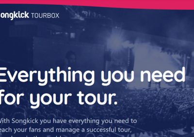 Songkick – Tour-Termine einfach verwalten und anzeigen (auf Spotify, Bandcamp, Homepage, Facebook etc.)